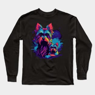 Yorkshire Terrier Fathers Day Long Sleeve T-Shirt